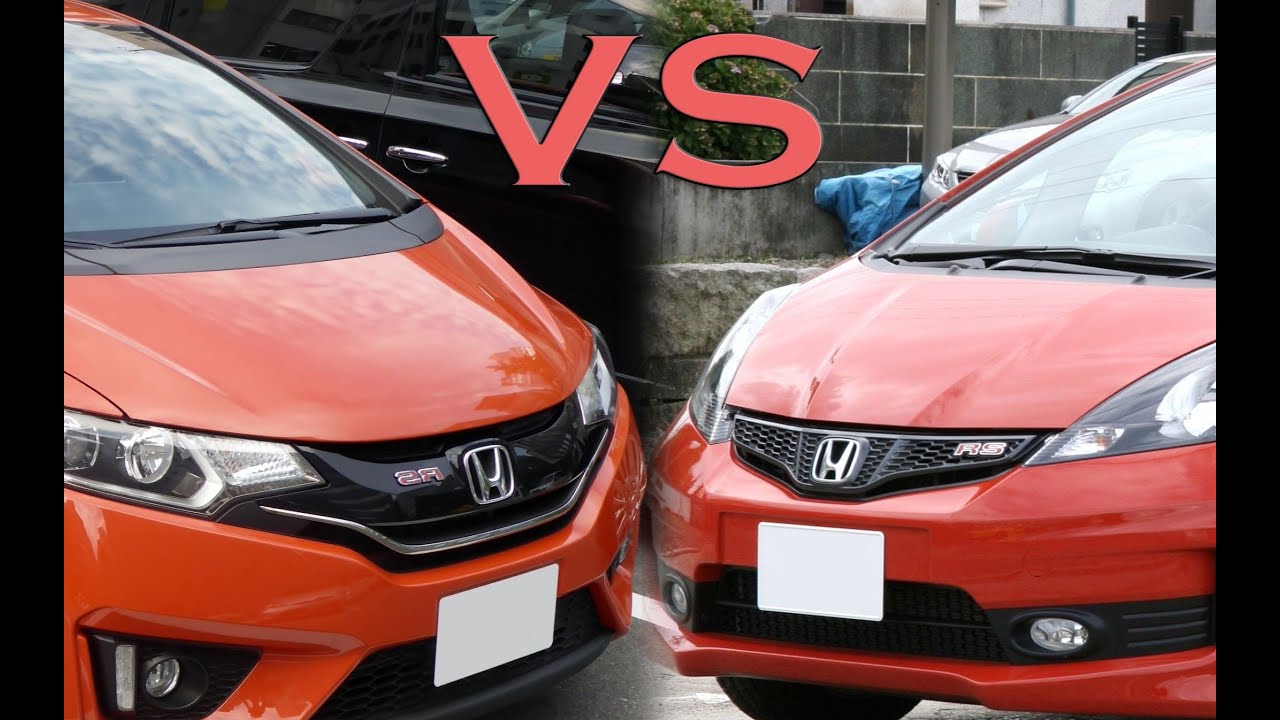 本田飛渡 honda fit GE vs GK - YouTube