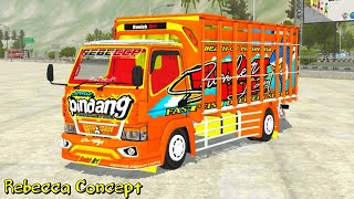 MOD TRUCK CANTER REBECCA PINDANG II MOD BUSSID TERBARU