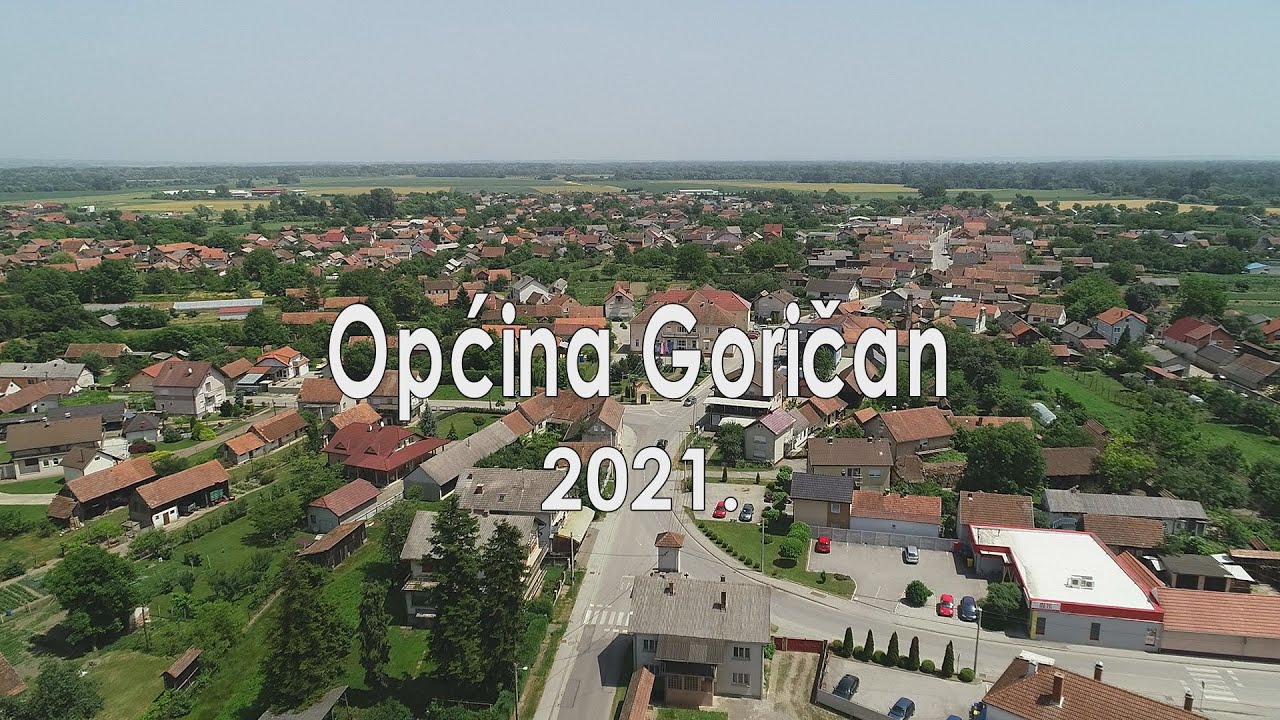 Panoramska zračna snimka Općine Goričan 2021.