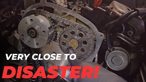 P0016 VW 1.4 TSI Timing chain replacement