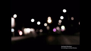 Blurred, bokeh traffic, car, and street lights