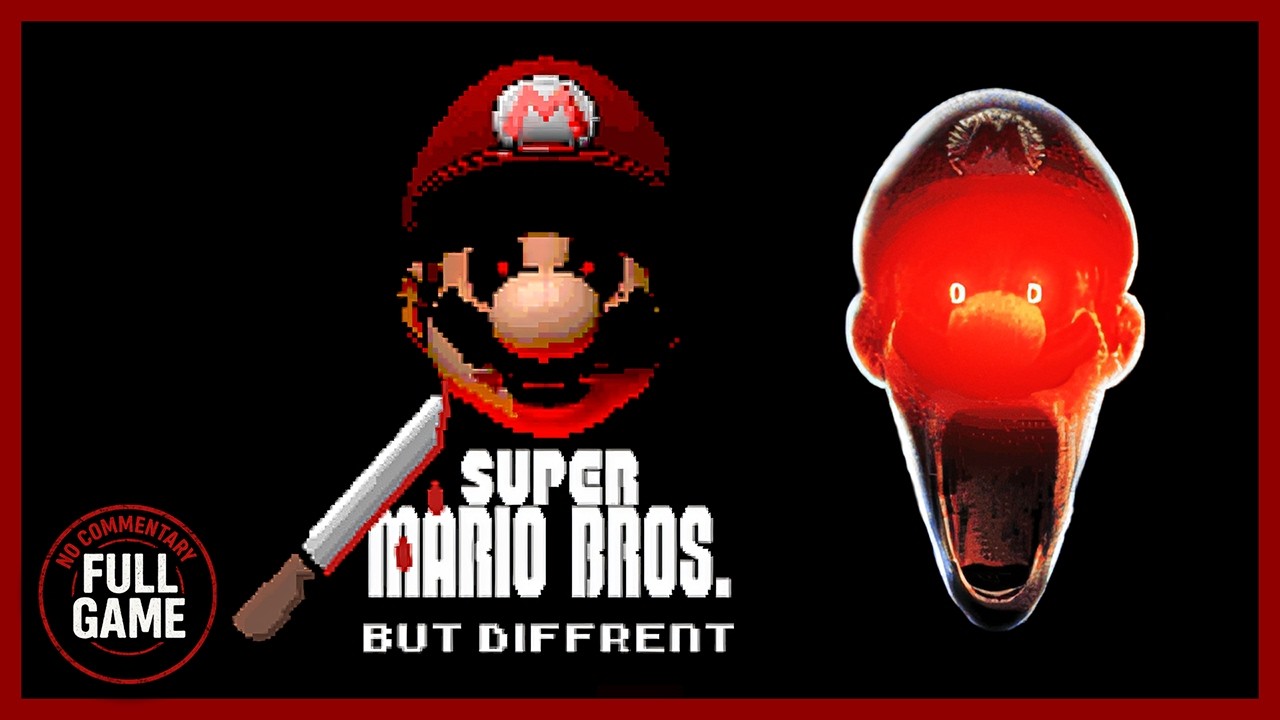 Super Mario Bros. But Diffrent (itch.io) - Indie Horror Game (No Commentary) PC
