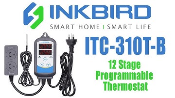 Inkbird ITC-310T-B Programmable Thermostat 12 Stage - Temperature Controller