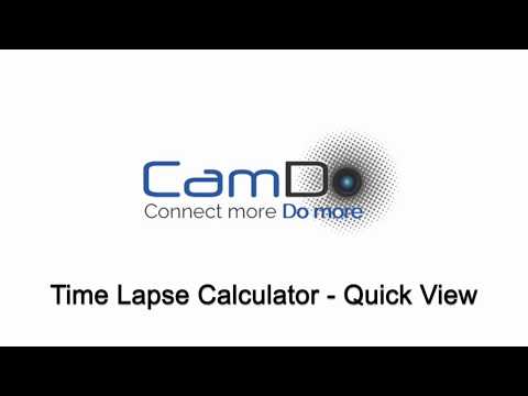 Time Lapse Interval Chart