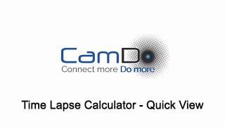 CamDo Time Lapse Calculator  - Quick View screenshot 2