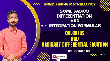 🔴M-3 Engineering Mathematics Important Formulas | Calculus and Ordinary Differential Equations