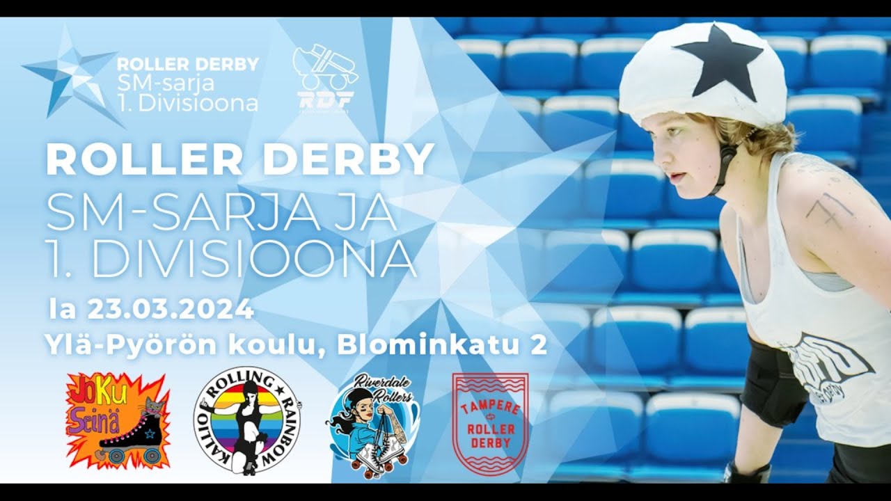Roller derby - SM-Sarja & Divari - Kuopio 2024-03-23