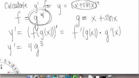Chain Rule | Example 1 | Single Variable Calculus for Sci & Eng | Griti