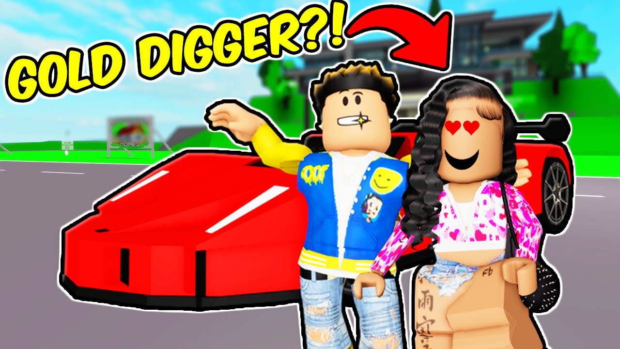 I EXPOSE A GOLD DIGGER As A RICH NOOB In BROOKHAVEN RP... She STALKED ME!!