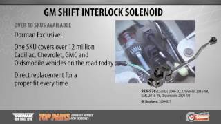 Highlighted Part: Shift Interlock Solenoid for Select Cadillac, Chevy, GMC & Oldsmobile Models