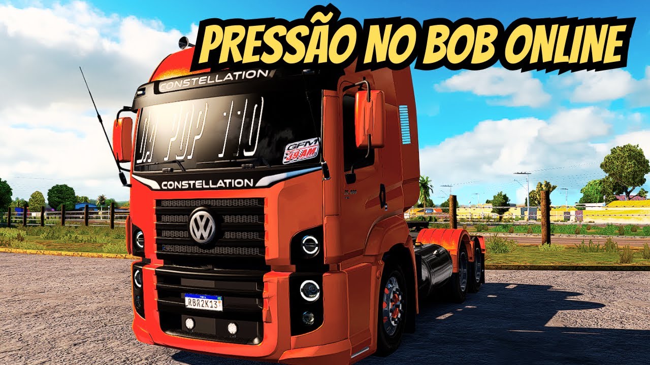 RODANDO DE BOB NO MAPA RBR ONLINE - EURO TRUCK SIMULATOR 2 