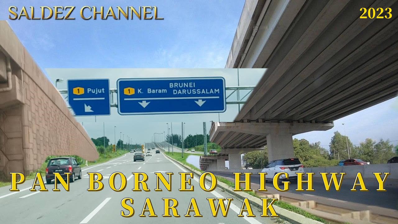 Pan Borneo Highway Sarawak 2023 | Longest Flyover | Bintulu to Miri 