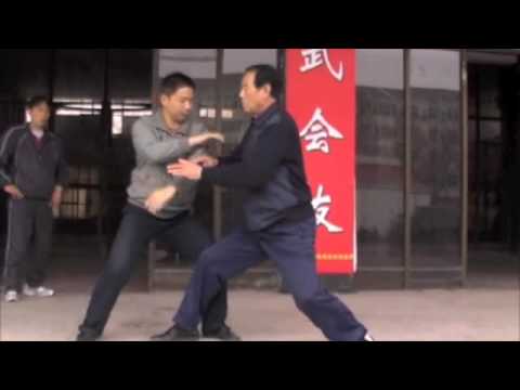 Grandmaster Wang Xian and Henry Huang doing Pushha...