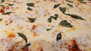 Homemade Mozzarella And Basil Pizza