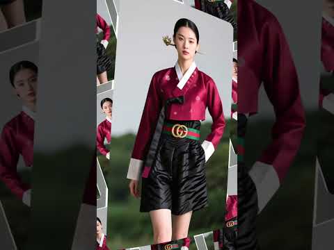 생성형 AI로 만든 힌복과 구찌(Gucci)의 콜라보#챗gpt강사#한복#패션#ai#한복 디자인#모던한복