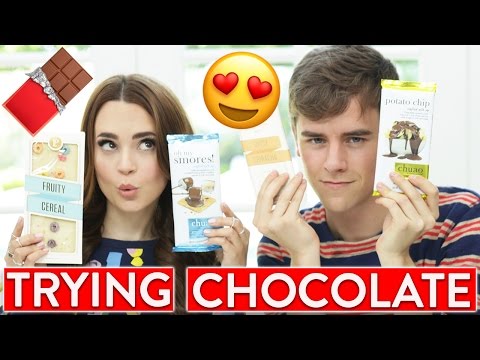 TRYING FUN CHOCOLATE FLAVORS w/ Connor Franta!