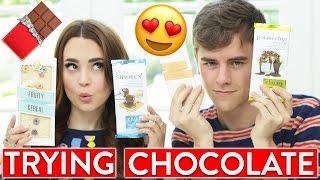 TRYING FUN CHOCOLATE FLAVORS w/ Connor Franta!