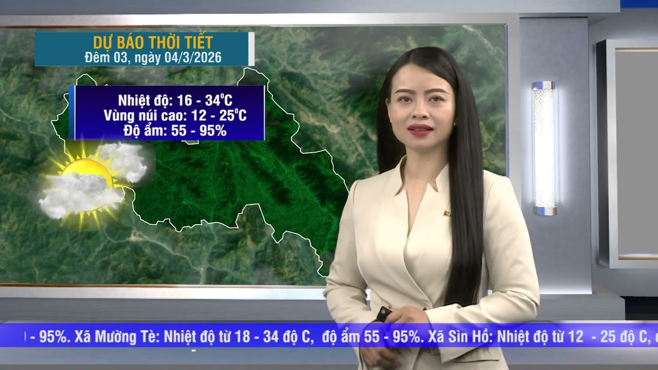 Dự báo thời tiết Lai Châu, ngày 04/03/2026