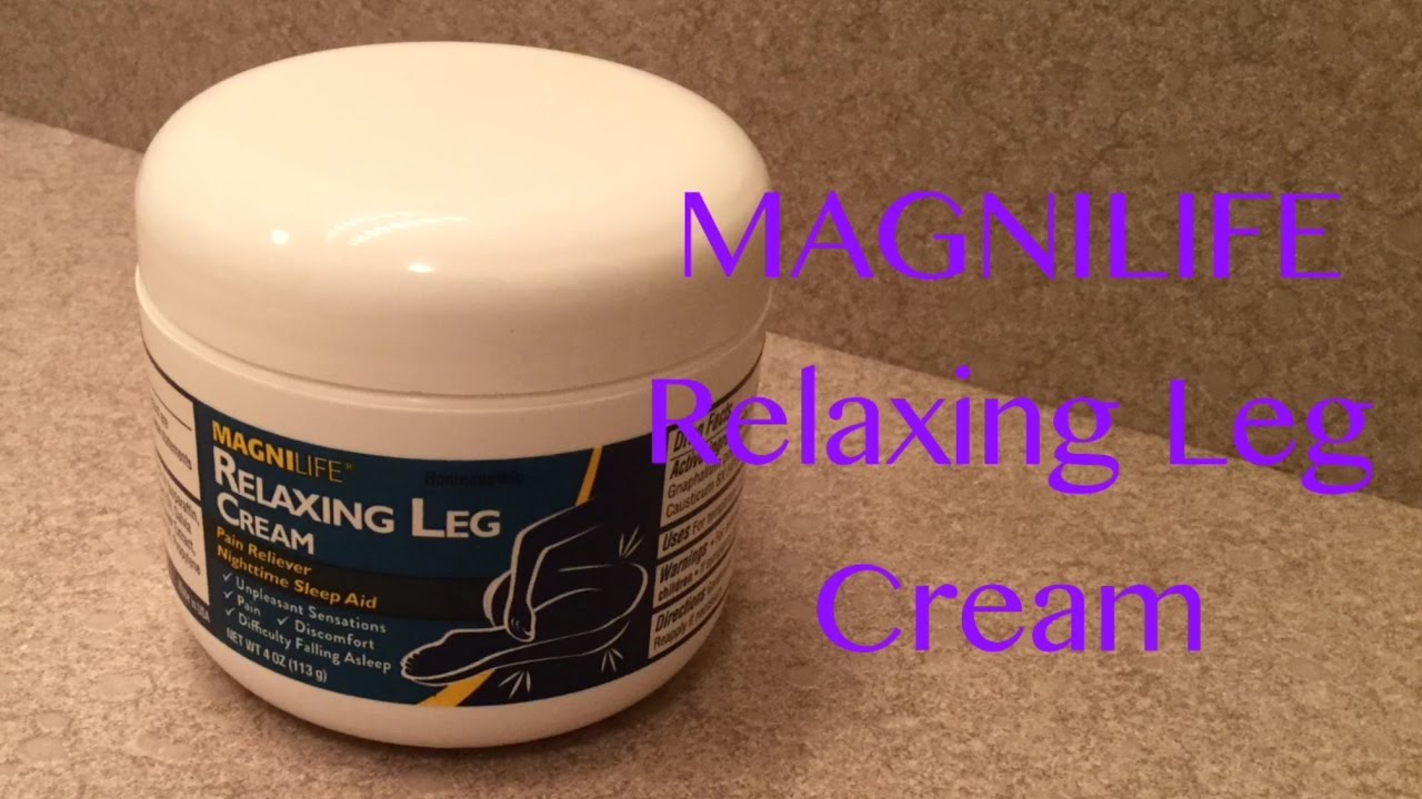 Amazon Com Magnilife Relaxing Leg Cream Pain Relief Sleep Aid For
