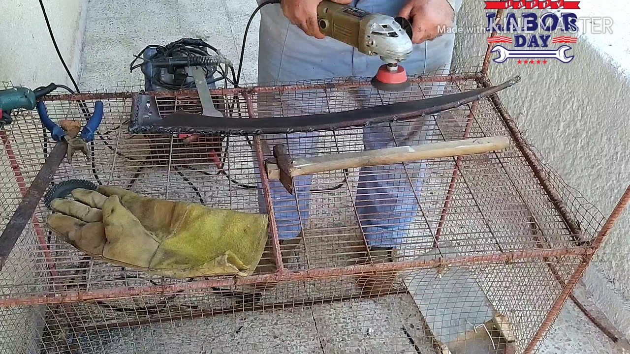 كيف تصنع منجل الأعشاب