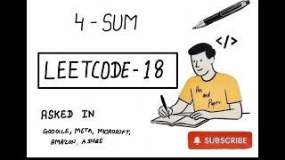 💥 LeetCode 18: 4Sum | Advanced Two Pointer Pattern for FAANG Coding Interviews!