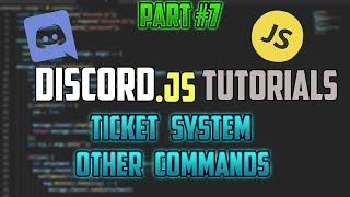 Ticket system part 2! | add, remove, close, delete commands! |