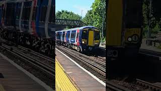 new GBR livery class 387 no.387172 passing through on platform 2 at Sholing