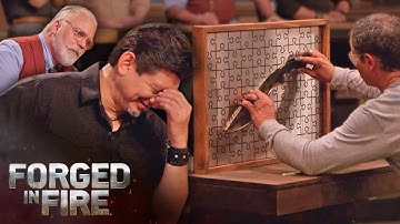 The Ultimate Puzzle Piece Forging Challenge (Season 7) | Forged in Fire