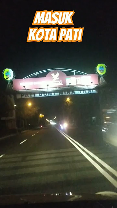 Kota Pati di malam hari #Pati #jawatengah #pantura #patibumiminatani