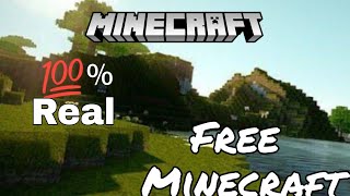 How to Install free Minecraft In Android/ Free Minecraft / 100% Real/