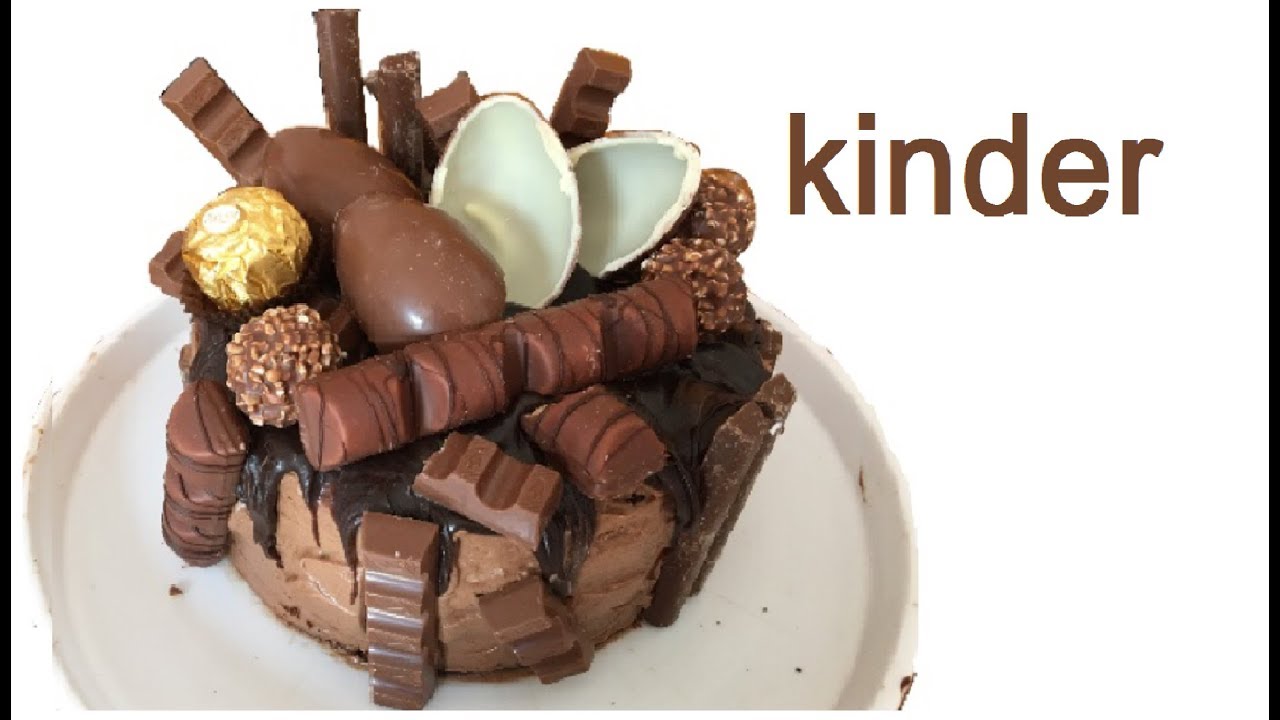 Descubrir 43+ imagen pastel chocolate kinder