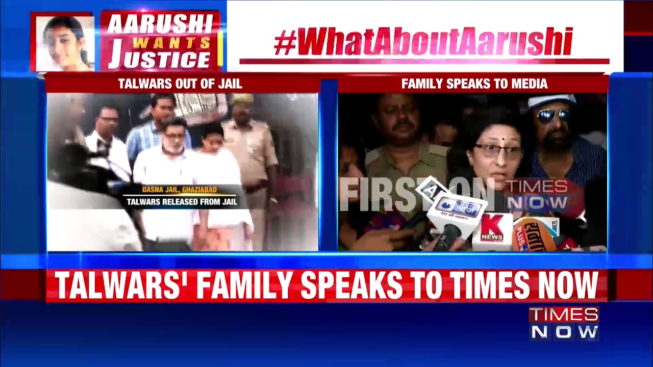 'Let them live in peace'  Talwars walk out of jail after nearly 4 years