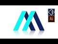 M Logo Design - Logo Design Illustrator Tutotial - AJ Graphic Design - YouTube #Shorts