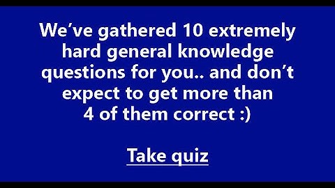 Ultimate Trivia Challenge: Test Your Knowledge with These 10 Fun Questions!