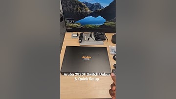 Switch Setup | Aruba 2930F 24G SFP+ Switch #switch #networking #networkengineering #aruba #viral