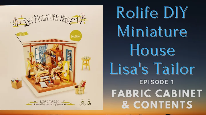 Rolife DIY Miniature House Lisa's Tailor Episode 1...