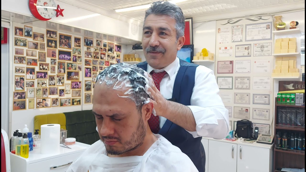 HAIR AND BEARD SHAVE FROM TURKEY'S WINNER