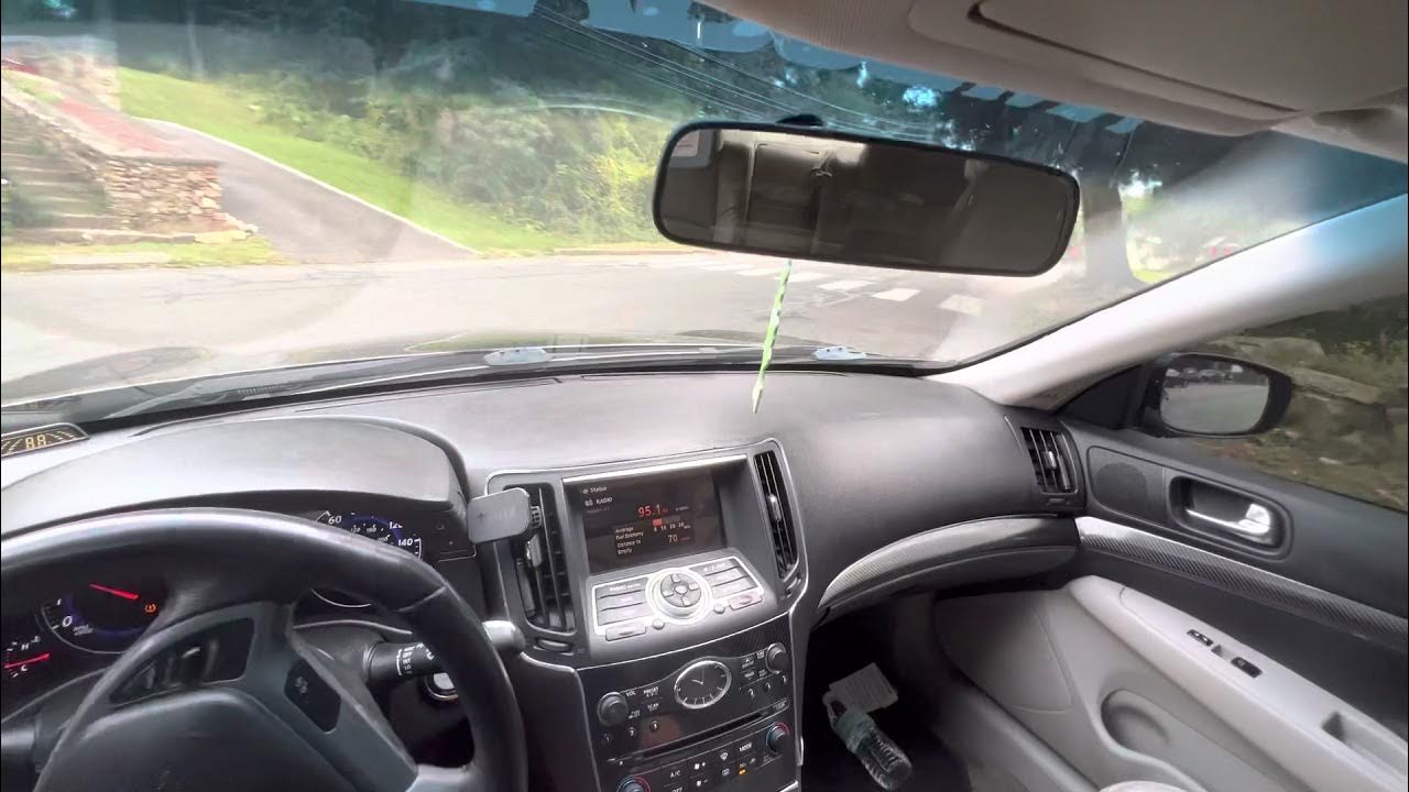 Infiniti G37 muffler and resonator delete short pov YouTube