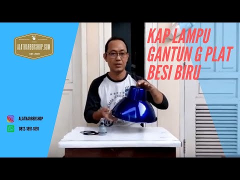 Cara buat lampu gantung ala cafe. 