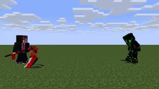 Doing a Fighting Test - Im Bored!!!! (Minecraft Mine Imator) - Fight