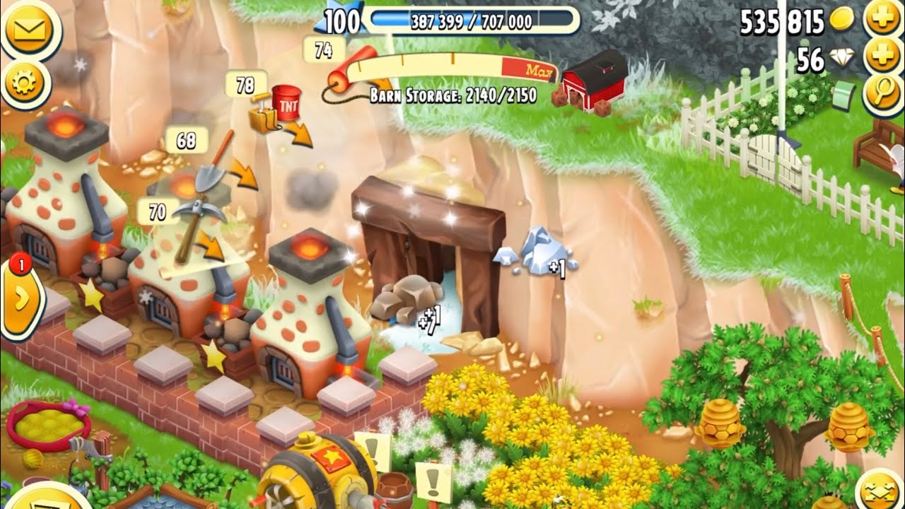 Hay Day | I used almost 100 mining tools to mine Diamonds 💎💎💎 (Gameplay