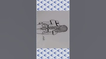 How to Draw a Beautiful girl !! easy drawing !! pencil sketch for beginner 👍😊 by Subhi jaiswal