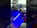 Dad's Epic Fail: Bush Dive Meets Toy Lightsaber Mayhem! 😂 #Shorts