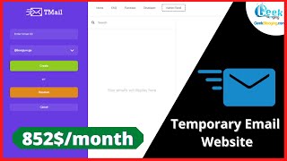 How to Create Unlimited Temporary Email Address Website [GENERATOR] screenshot 4