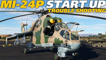 DCS Mi-24P Hind-F Cold Start Tutorial and Troubleshooting!