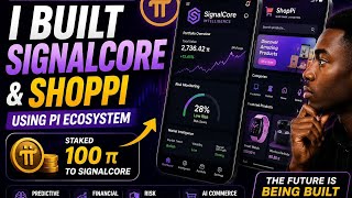 I Built SignalCore & ShopPi Using Pi App Studio AI | The Future of Building on Pi Network