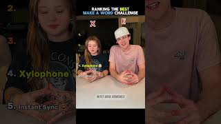 Ranking The Best Make A Word Challenge Moments 😂 #shorts #wordchallenge #viral