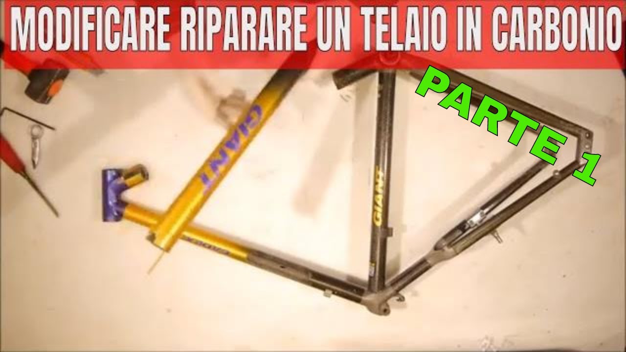 Telaio bicicletta in carbonio, come fare. Parte1 - YouTube