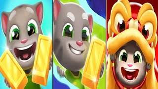 Talking Tom Gold Run Vs Talking Tom Time Rush Vs Talking Tom Hero Dash Android iOS Gameplay