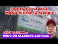 Location wing on cleaning services agency sa mga gusto mag apply baka may quota